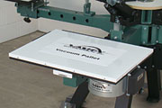 Vacuum Pallet Allows Screen Printing<br /> on Flat-Stock with a Textile Press